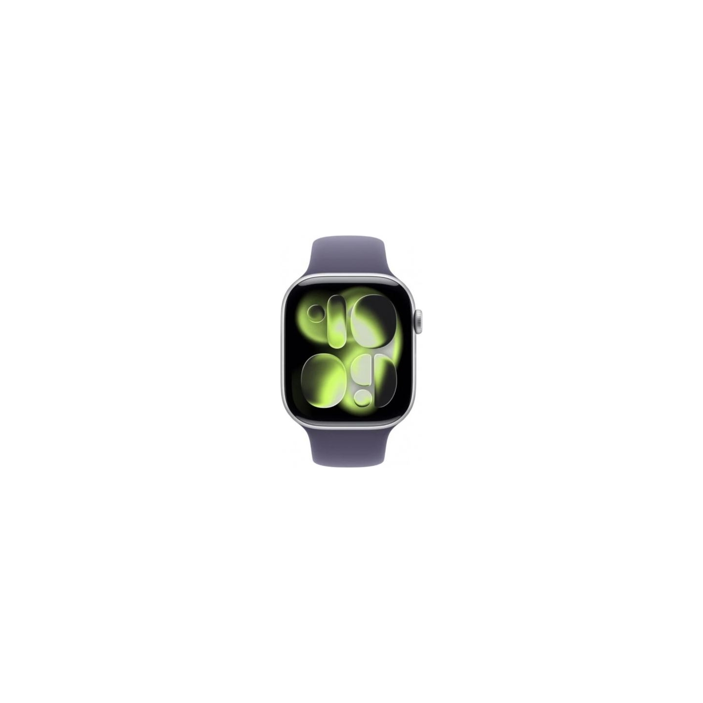 Apple Watch Series 11 GPS+Cellular 42mm Silver Aluminium Case with Purple Fog Sport Band - M/L