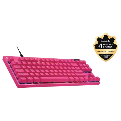 Logitech Keyboard G Pro X Rapid TKL Magenta / 920-013253
