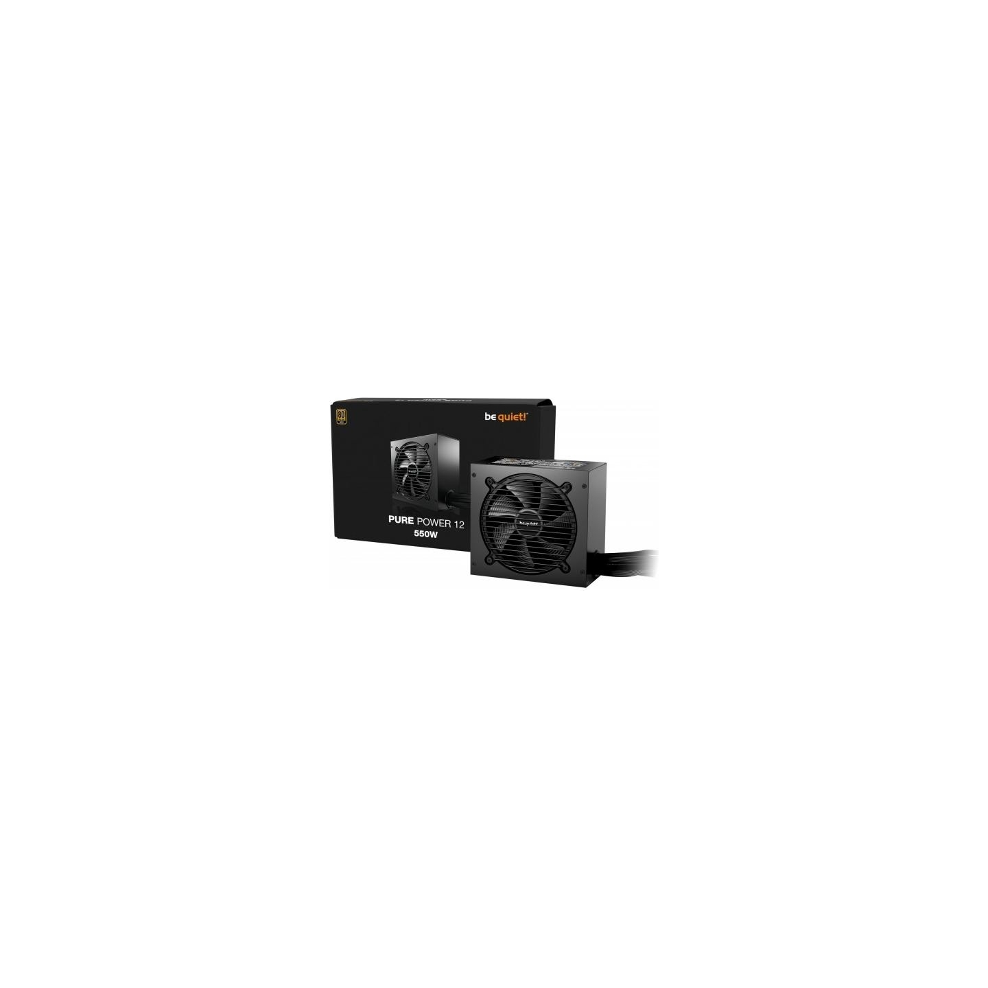 Be Quiet Power supply Pure Power 12 550W ATX 3.1 80PLUS GOLD