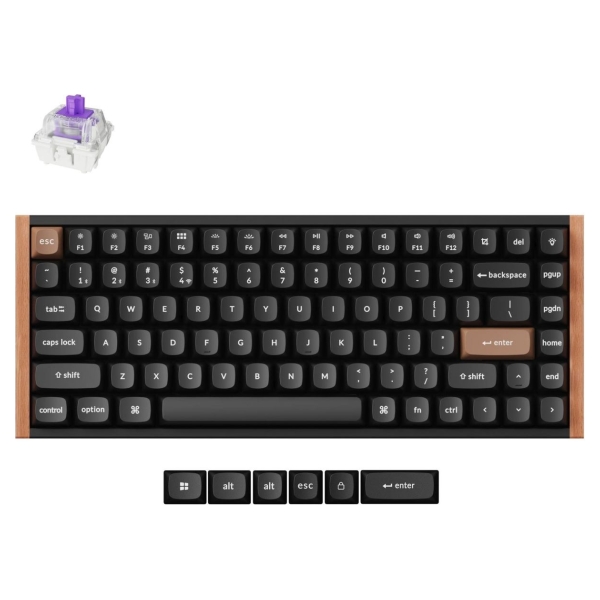 Keychron K2 HE SE - US Layout - Gateron Magnetic Nebula - Carbon Black Wireless Keyboard / K2H-F1