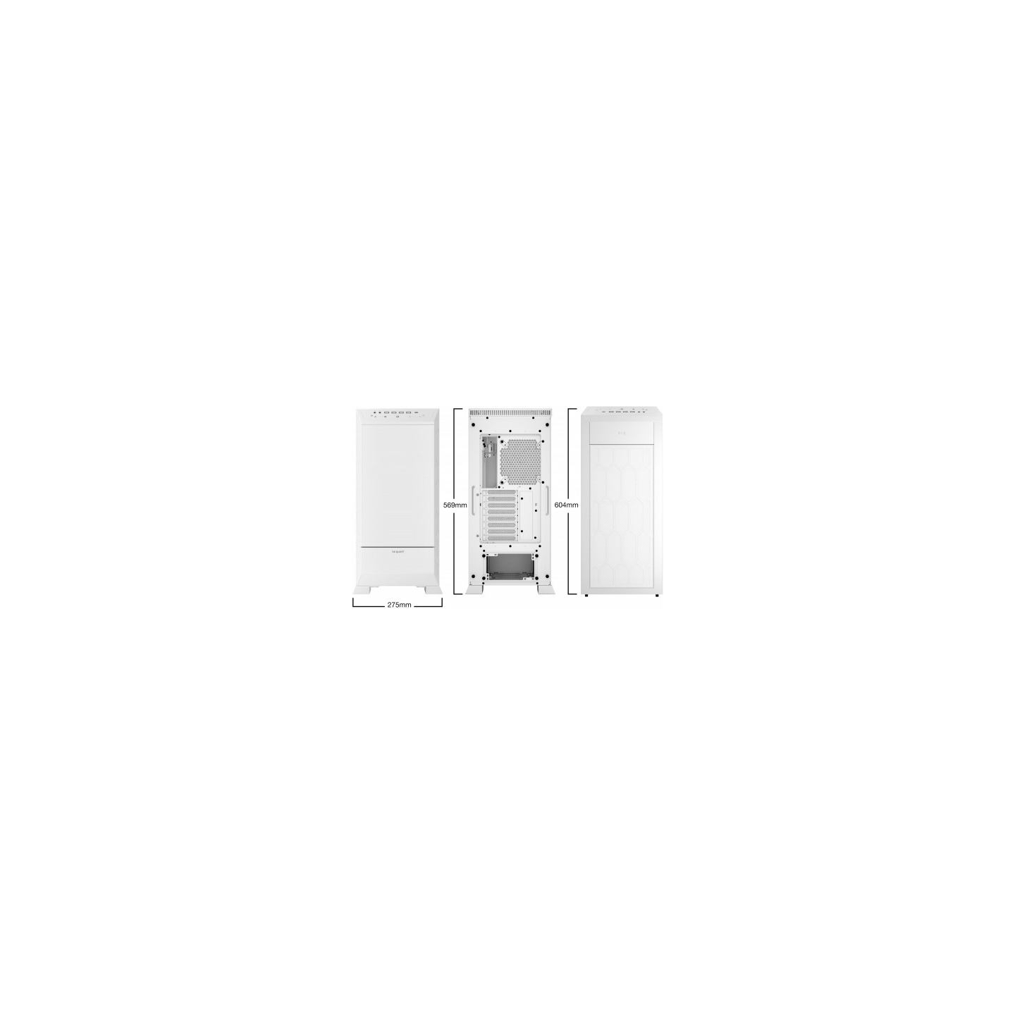 Be Quiet Case DARK BASE PRO 901 BGW51 White