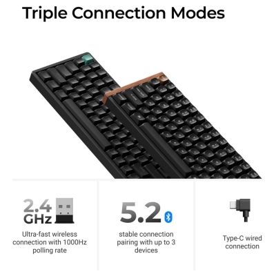 Keychron K2 HE SE - US Layout - Gateron Magnetic Nebula - Carbon Black Wireless Keyboard / K2H-F1