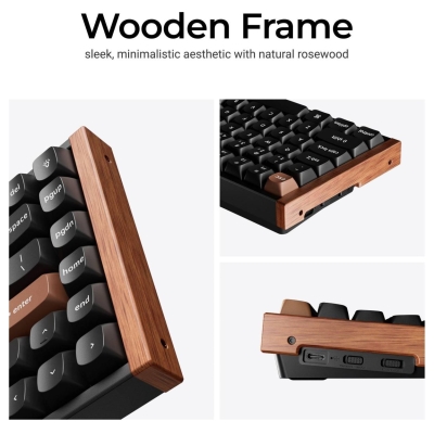 Keychron K2 HE SE - US Layout - Gateron Magnetic Nebula - Carbon Black Wireless Keyboard / K2H-F1