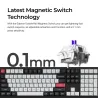 Keychron Q6 HE - US Layout - Gateron Magnetic Nebula - Carbon Black Wireless Keyboard / Q6H-M1