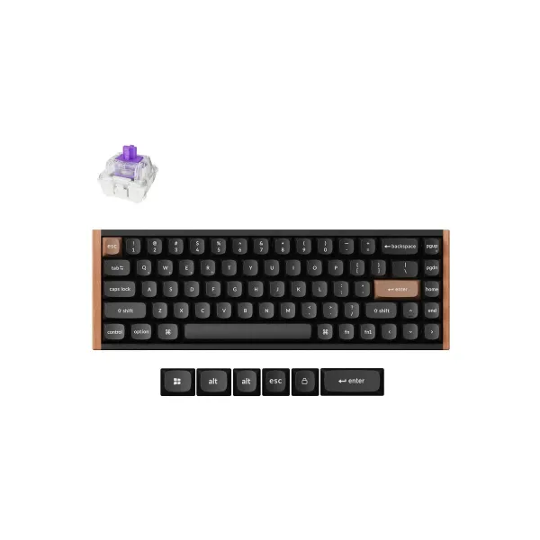 Keychron K6 HE SE - US Layout - Gateron Magnetic Nebula - Carbon Black Wireless Keyboard / K6H-F1