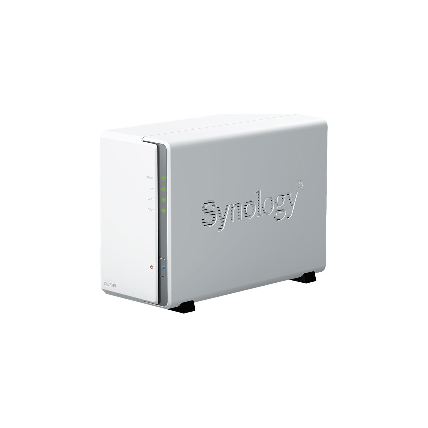 Synology | Tower NAS | DS223j | up to 2 HDD/SSD | Realtek | RTD1619B | Processor frequency 1.7 GHz | 1 GB | DDR4