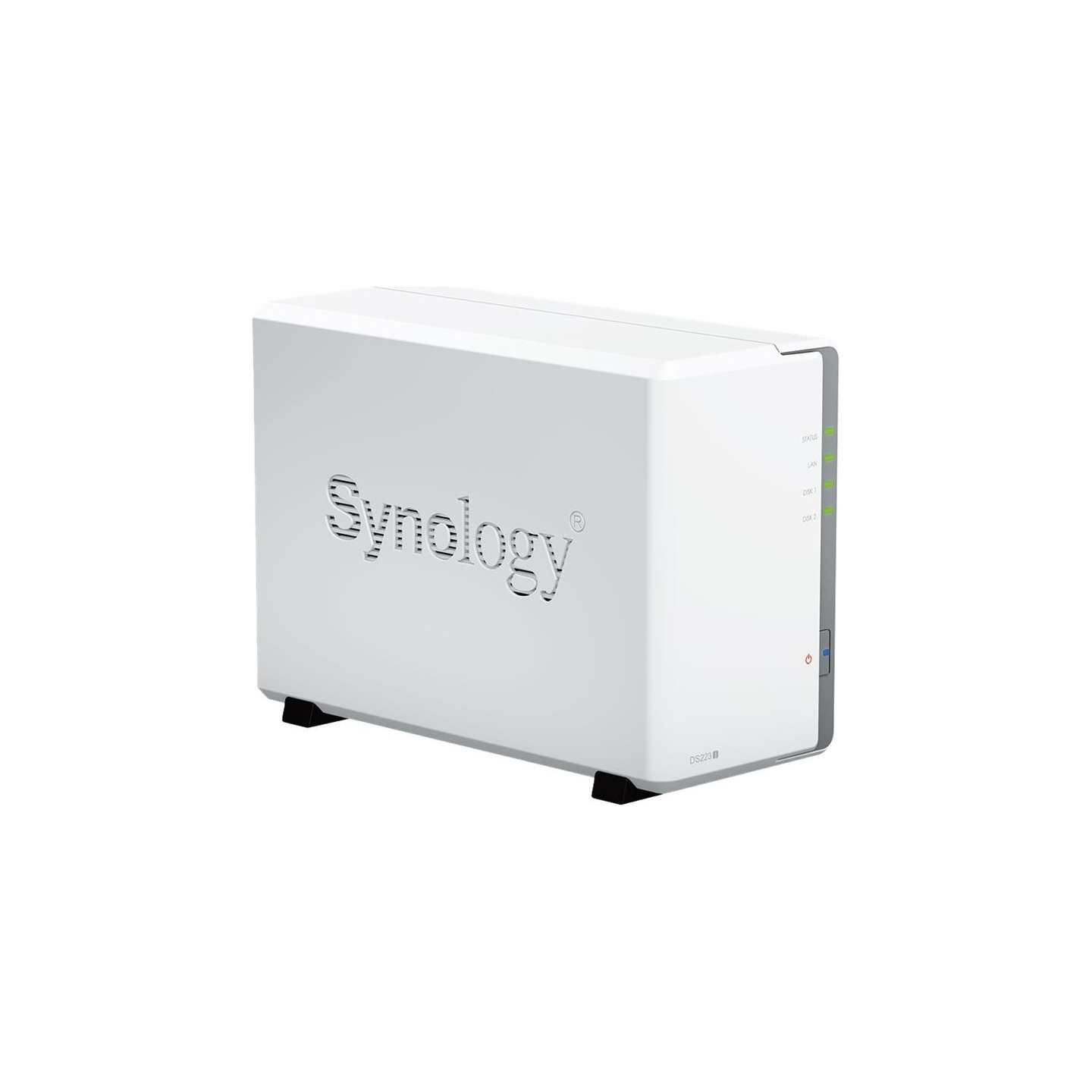 Synology | Tower NAS | DS223j | up to 2 HDD/SSD | Realtek | RTD1619B | Processor frequency 1.7 GHz | 1 GB | DDR4
