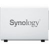 Synology | Tower NAS | DS223j | up to 2 HDD/SSD | Realtek | RTD1619B | Processor frequency 1.7 GHz | 1 GB | DDR4