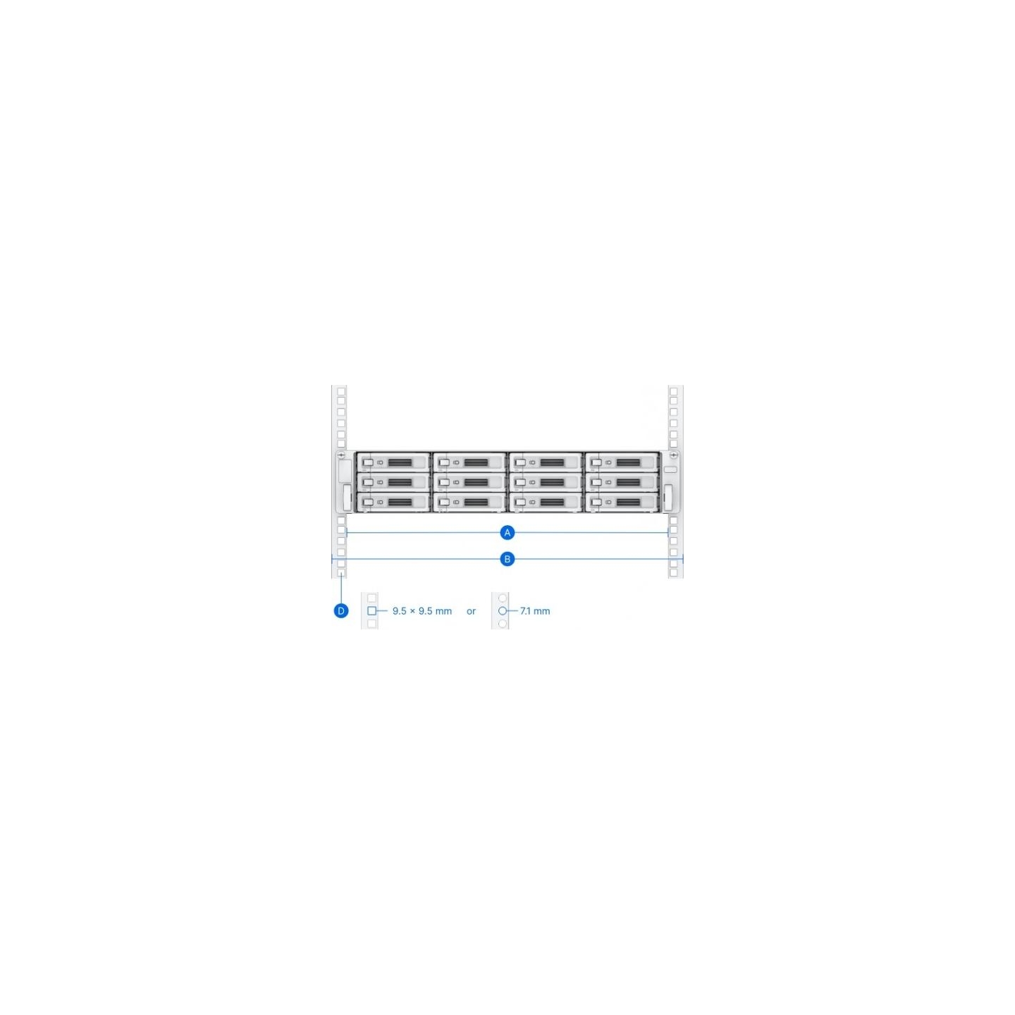 Synology Zestaw szyn rack Rail Kit RKS-02