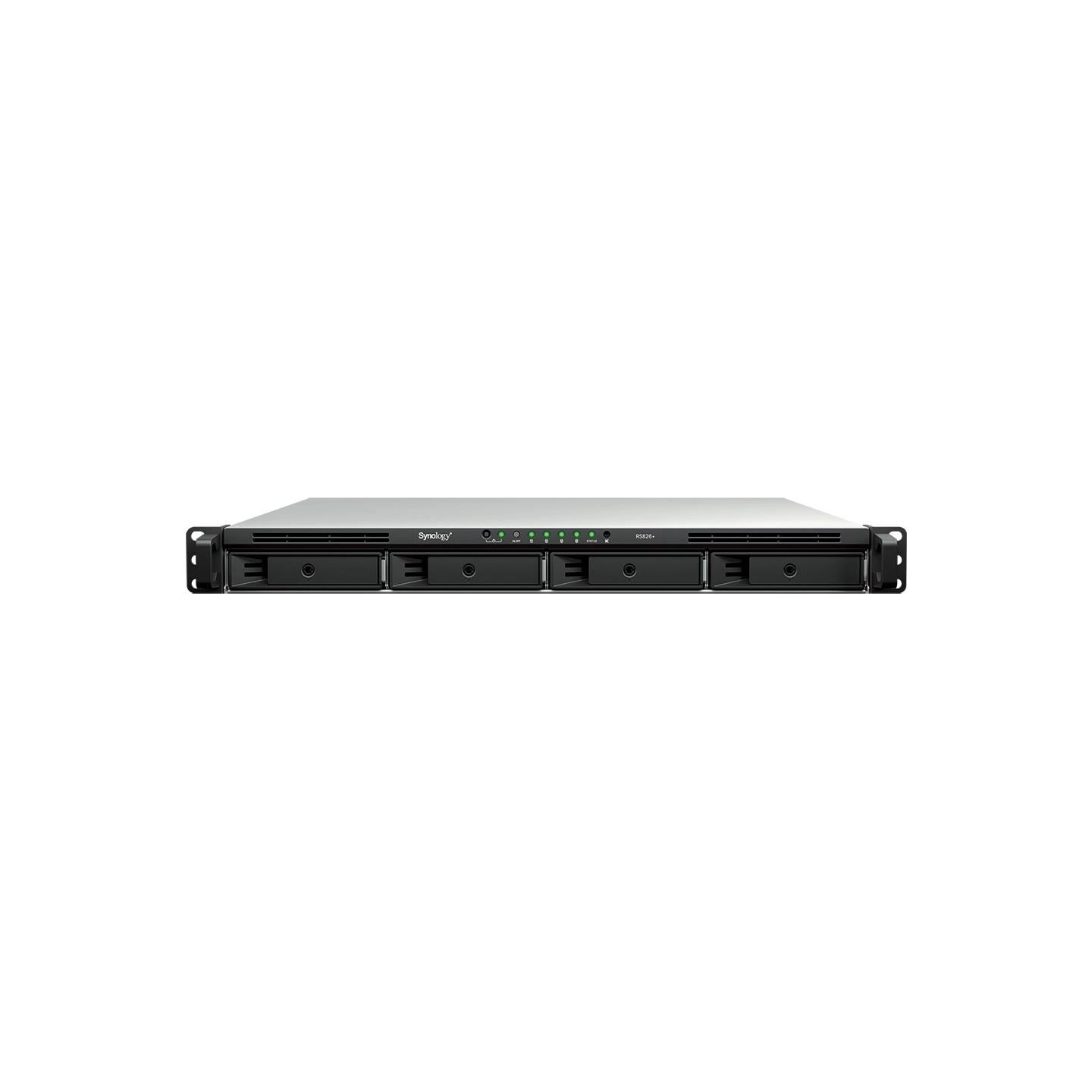 Synology RS826+ 4x0HDD Ryzen V1500B 4GB 4x1GbE 3Y