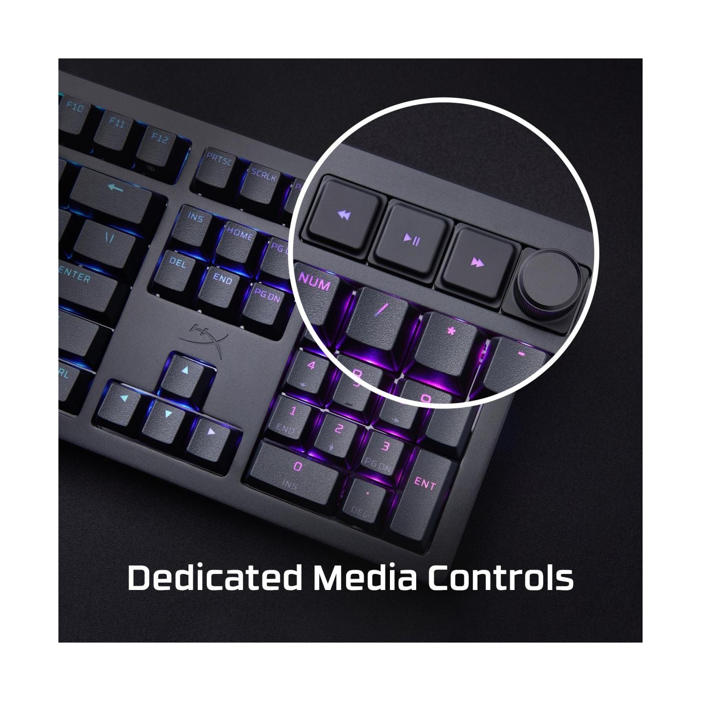 Hyperx Keyboard 7G7A3AA#ABA / Alloy Rise Black / 7G7A3AA#ABA
