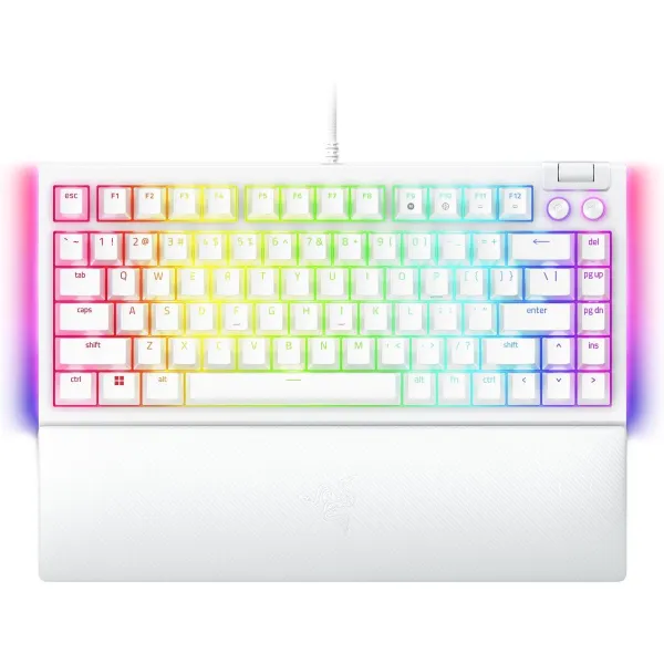 Razer Keyboard RZ03-05001700-R3M1 / BlackWidow V4 75% White / RZ03-05001700-R3M1