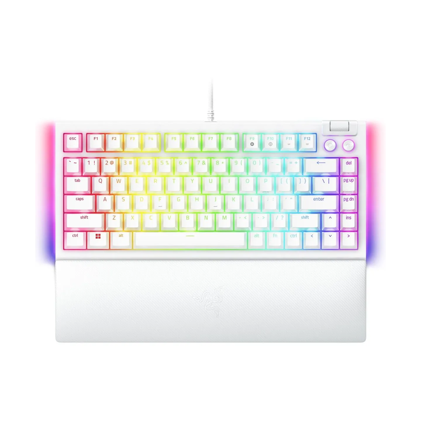Razer Keyboard RZ03-05001700-R3M1 / BlackWidow V4 75% White / RZ03-05001700-R3M1