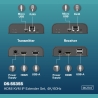 Digitus | HDMI KVM IP Extender Set, 4K/60Hz | DS-55355