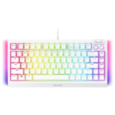 Razer Keyboard RZ03-05001700-R3M1 / BlackWidow V4 75% White / RZ03-05001700-R3M1