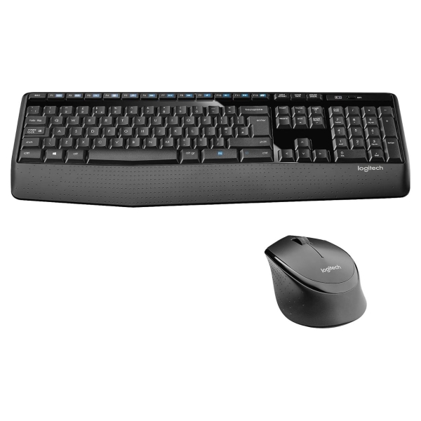 Logitech MK345 Combo Wireless Keyboard + Mouse, US, Black / 920-006489