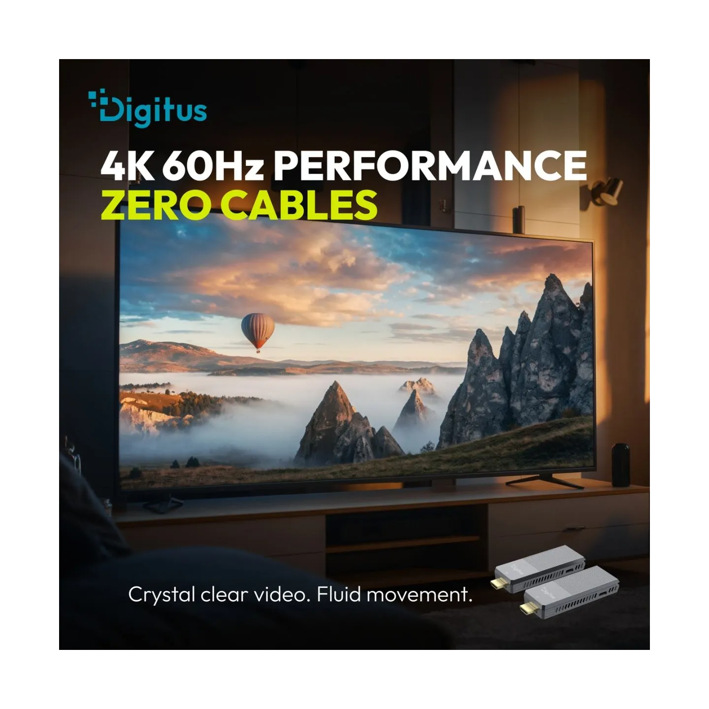Digitus 4K Wireless HDMI Extender Set, 150 m, 4K/60Hz | DS-55359