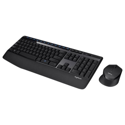 Logitech MK345 Combo Wireless Keyboard + Mouse, US, Black / 920-006489