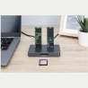 Digitus Docking Station USB-C 3.2 Gen2 for SSD M.2 Duo NVMe and SATA (max. 2x 4 TB) with SD-Express 7.1 reader (max. 2 TB), blac