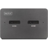 Digitus Docking Station USB-C 3.2 Gen2 for SSD M.2 Duo NVMe and SATA (max. 2x 4 TB) with SD-Express 7.1 reader (max. 2 TB), blac