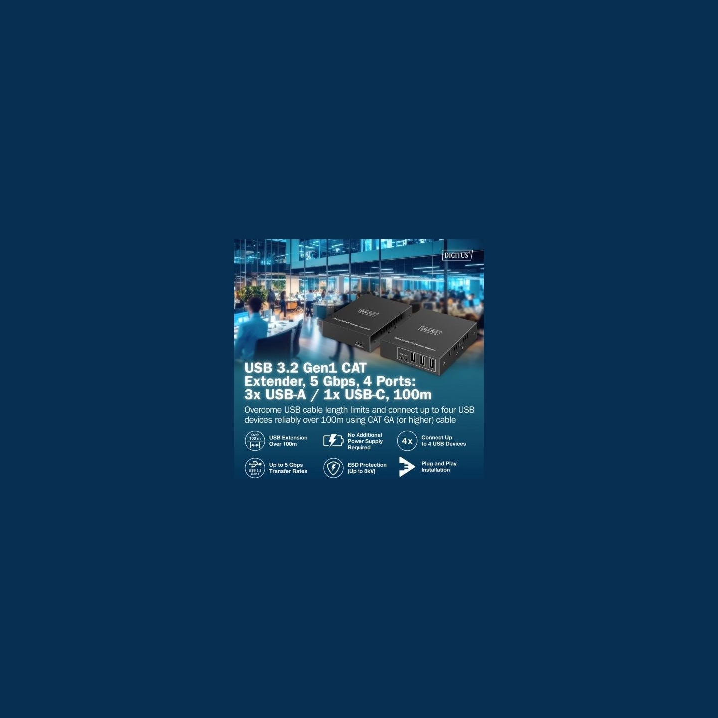 Digitus USB Extender DA-73121