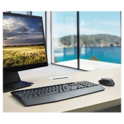 Logitech MK345 Combo Wireless Keyboard + Mouse, US, Black / 920-006489