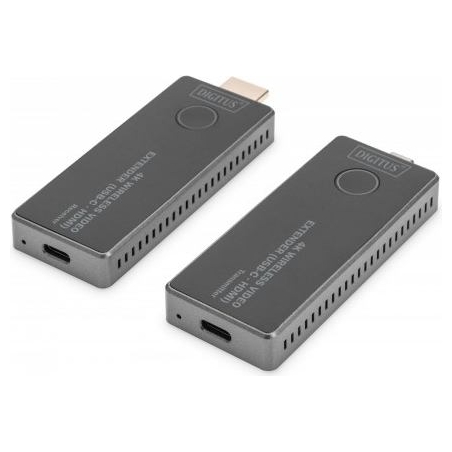 Digitus | 4K Wireless Video Extender, 30 m (USB-C - HDMI) | DS-55324 | Black/Silver