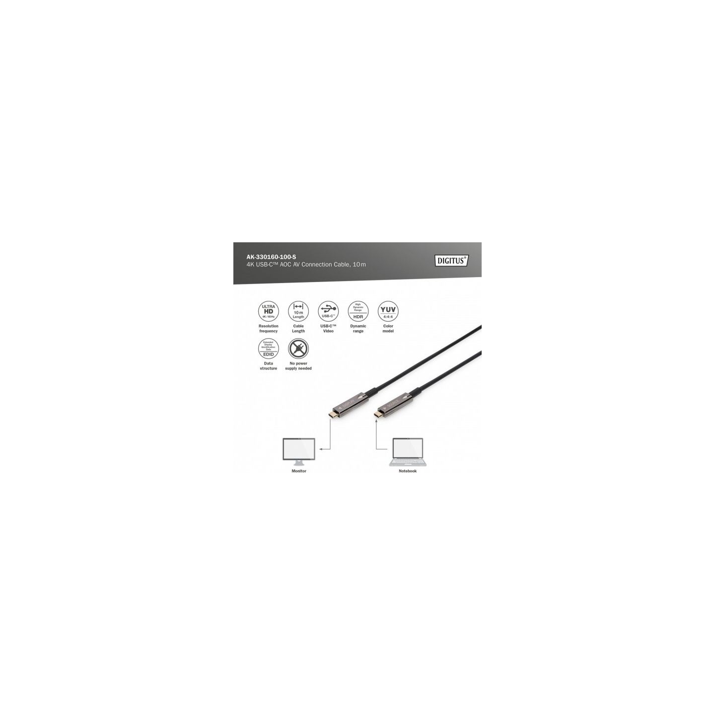 Digitus Connection Cable AK-330160-100-S