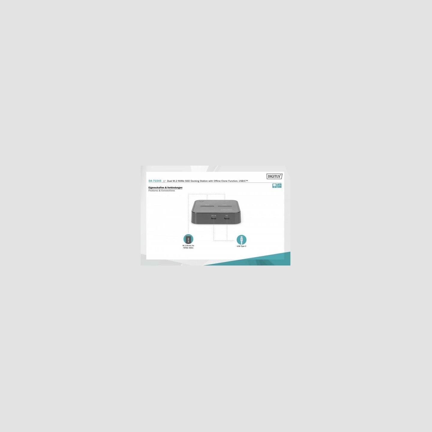 Digitus Docking Station SSD DA-71545