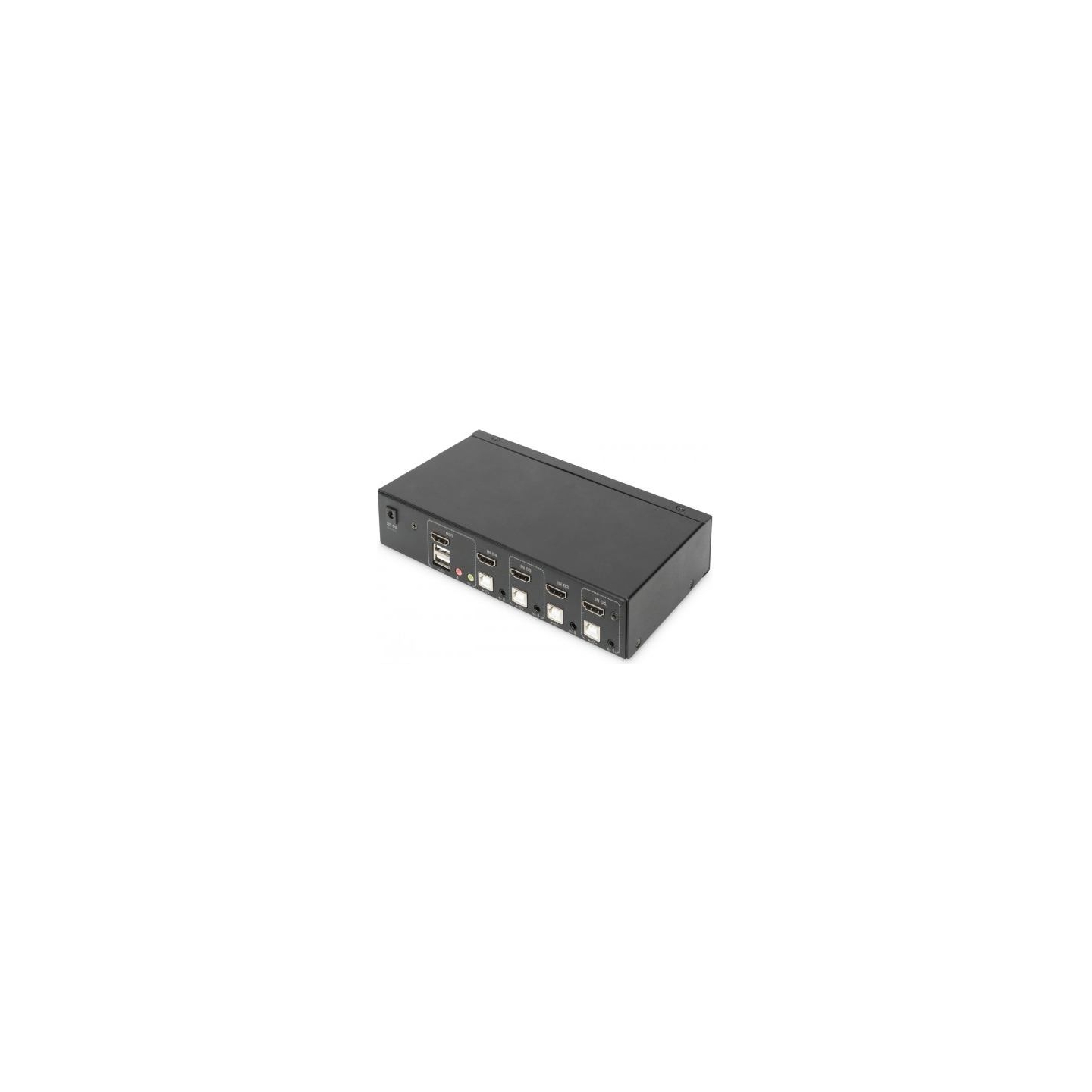 Digitus | KVM Switch, 4 Port, Single Display, 4K, HDMI | DS-12880