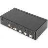 Digitus | KVM Switch, 4 Port, Single Display, 4K, HDMI | DS-12880