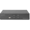 Digitus | KVM Switch, 4 Port, Single Display, 4K, HDMI | DS-12880