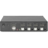 Digitus | KVM Switch, 4 Port, Single Display, 4K, HDMI | DS-12880
