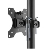 Digitus | Mobile workstation with individual height adjustment | DA-90374 | Monitor Mount, PC Holder | 17-32 " | Black