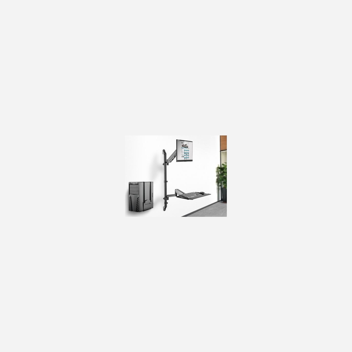 Digitus Wall Mount LCD+Keyboard DA-90372