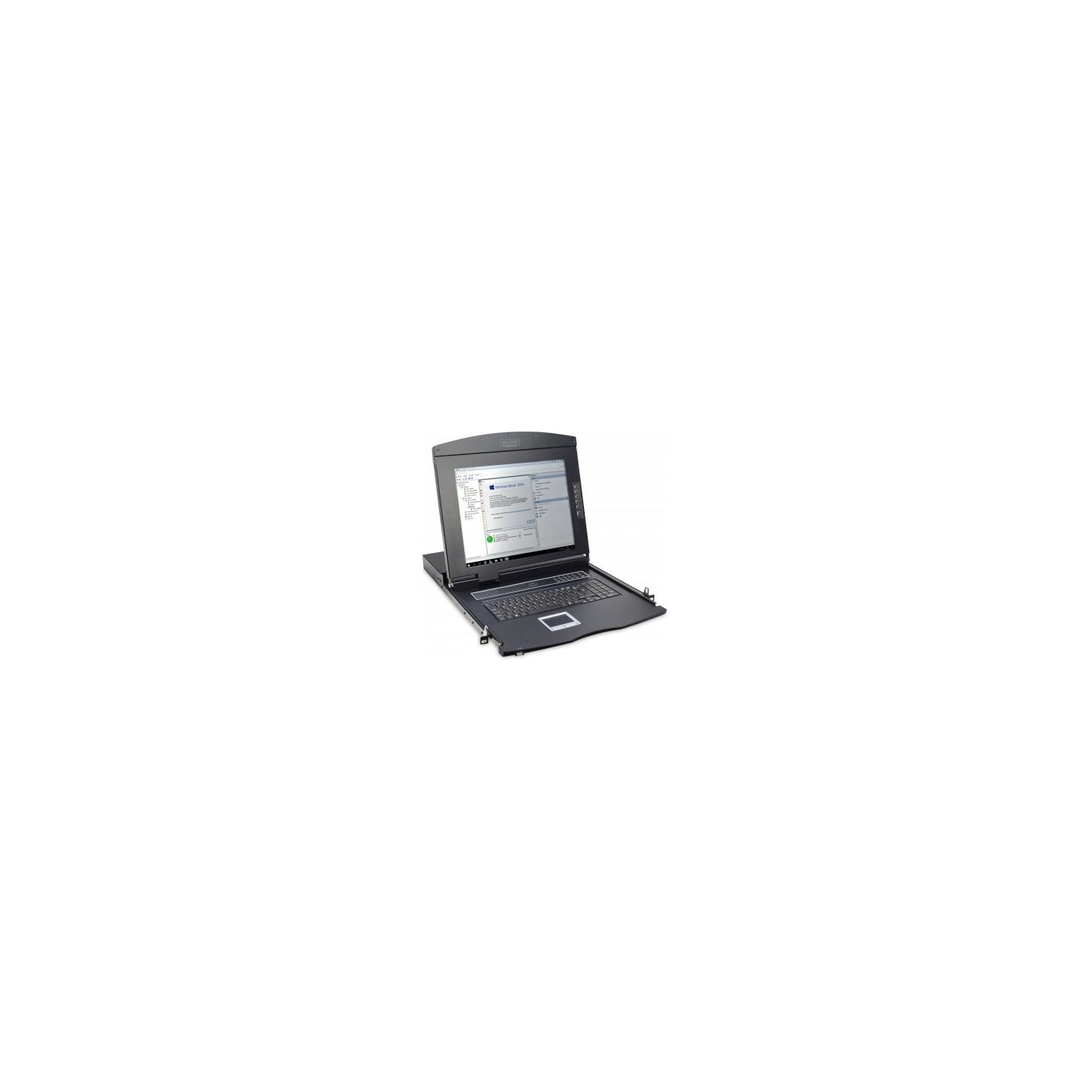 Digitus LCD Console 17inch KVM touchpad US keyboard