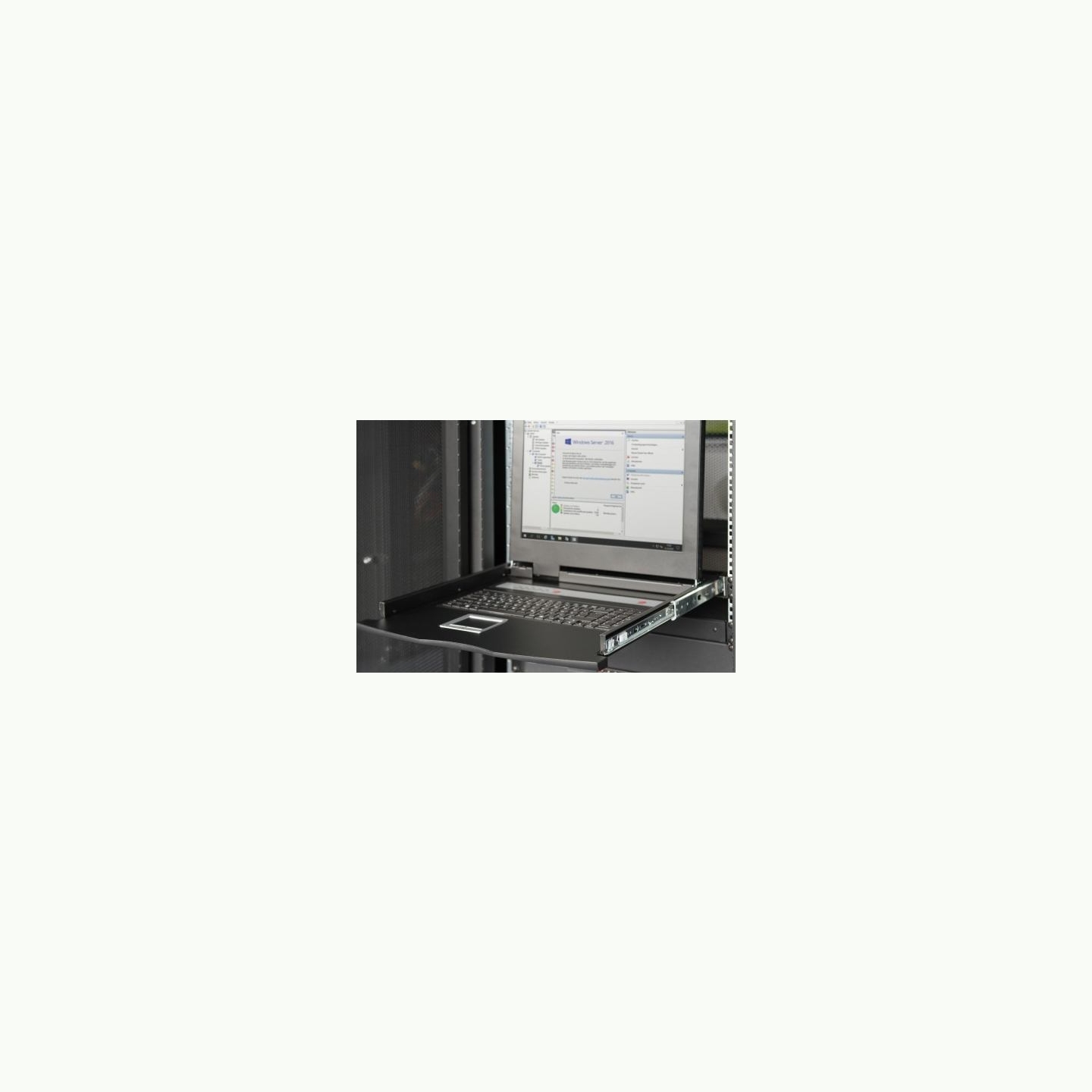 Digitus LCD Console 17inch KVM touchpad US keyboard