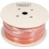 Digitus Category 7 installation data cable, S/FTP, Dca, solid conductor, AWG 23/1, LSOH, 500 m, reel, orange