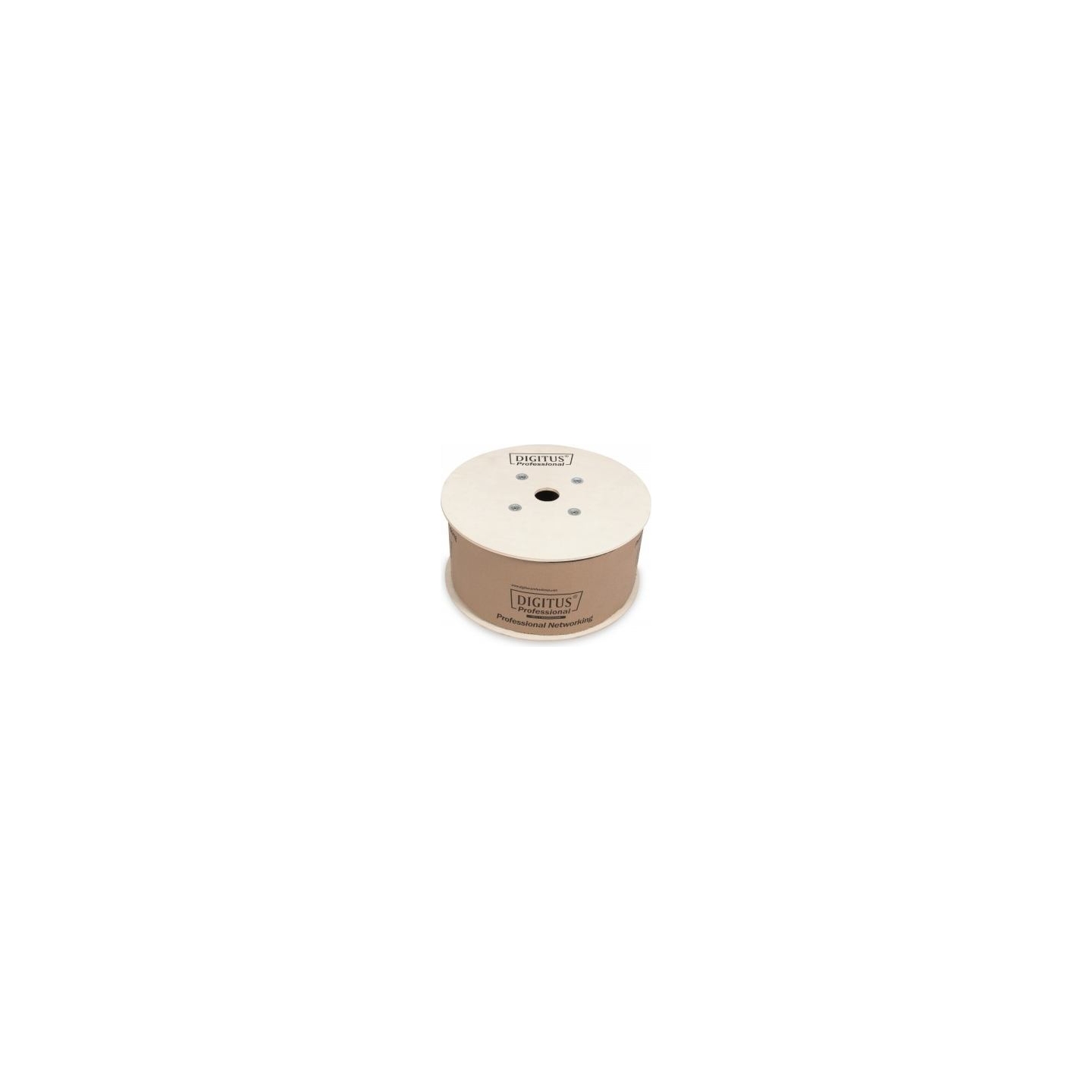 Digitus Category 7 installation data cable, S/FTP, Dca, solid conductor, AWG 23/1, LSOH, 500 m, reel, orange