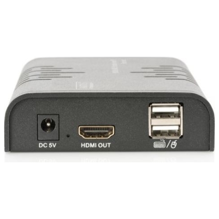 Digitus Extension cable/KVM Extender (HDMI + USB) up to 120m UTP or IP twisted pair UTP or IP, FHD 3D (set)