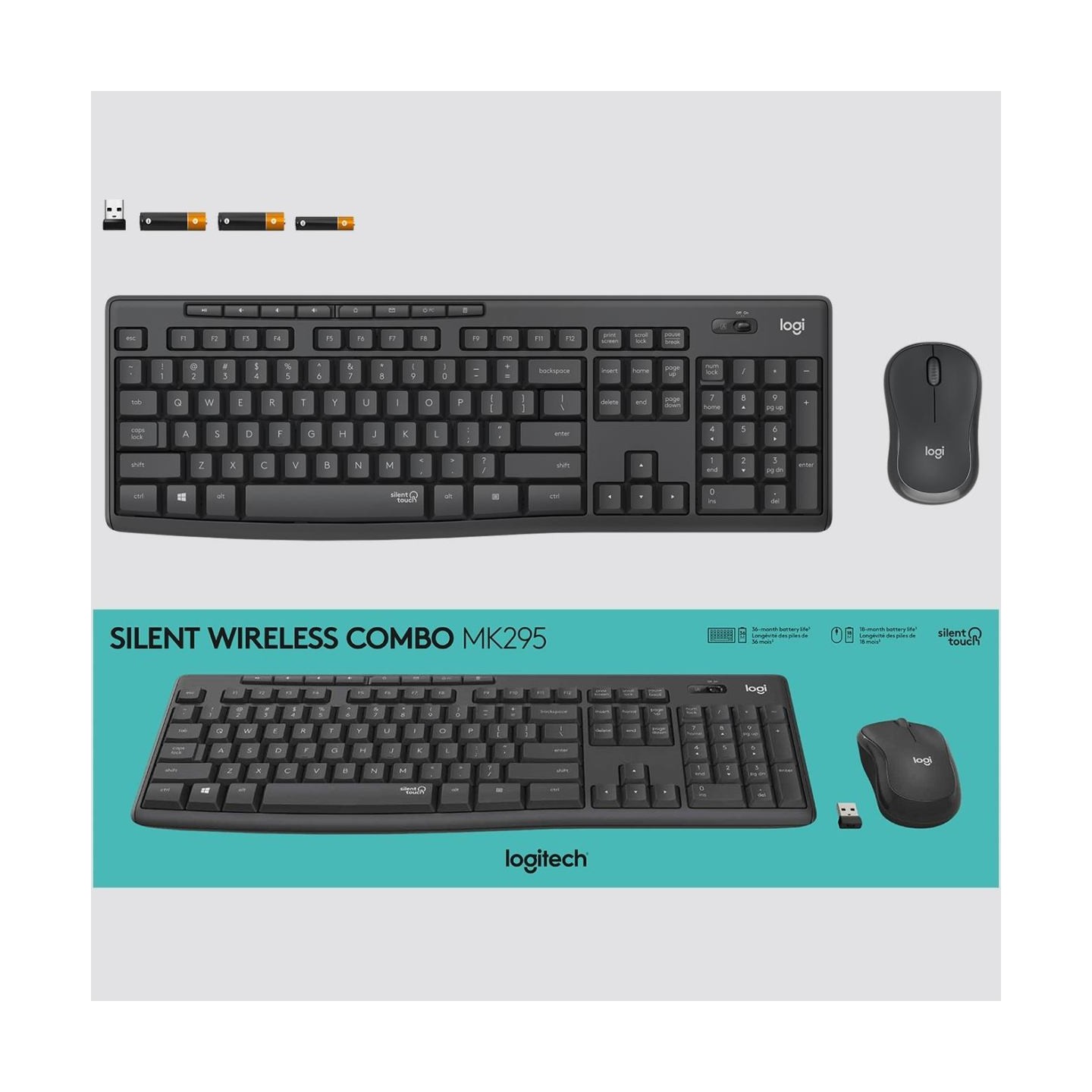 Logitech LOGI MK295 Silent Wireless Combo