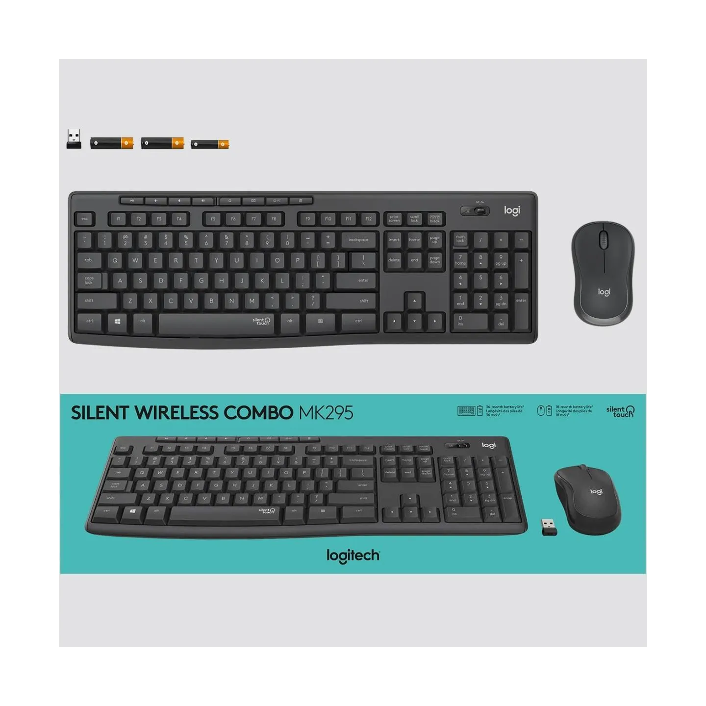 Logitech LOGI MK295 Silent Wireless Combo