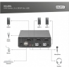 Digitus KVM Switch, 2x1 DS-12851
