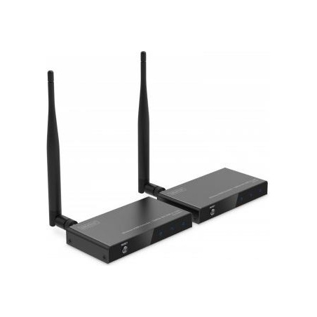 Digitus Wireless HDMI Extender/Splitter Set (100m, 1x4) | DS-55346 | Black