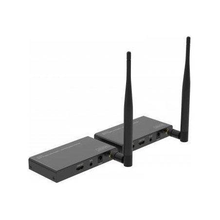 Digitus Wireless HDMI Extender/Splitter Set (100m, 1x4) | DS-55346 | Black