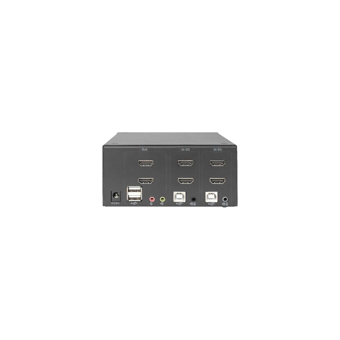 Digitus | KVM Switch, 2 Port, Dual Display, 4K, HDMI | DS-12860