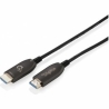 Digitus AOC HDMI Hybrid Connection Cable | HDMI-A Male-Male | HDMI 2.1 | UHD-2 8K@60Hz | 48Gbps | HDR, eARC, HDCP 2.2, CEC | 80m