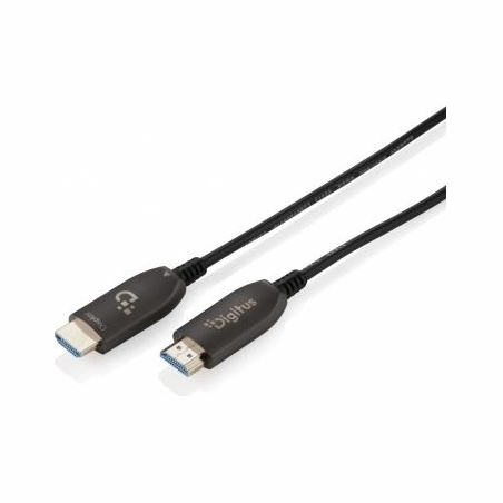 Digitus AOC HDMI Hybrid Connection Cable | HDMI-A Male-Male | HDMI 2.1 | UHD-2 8K@60Hz | 48Gbps | HDR, eARC, HDCP 2.2, CEC | 70m