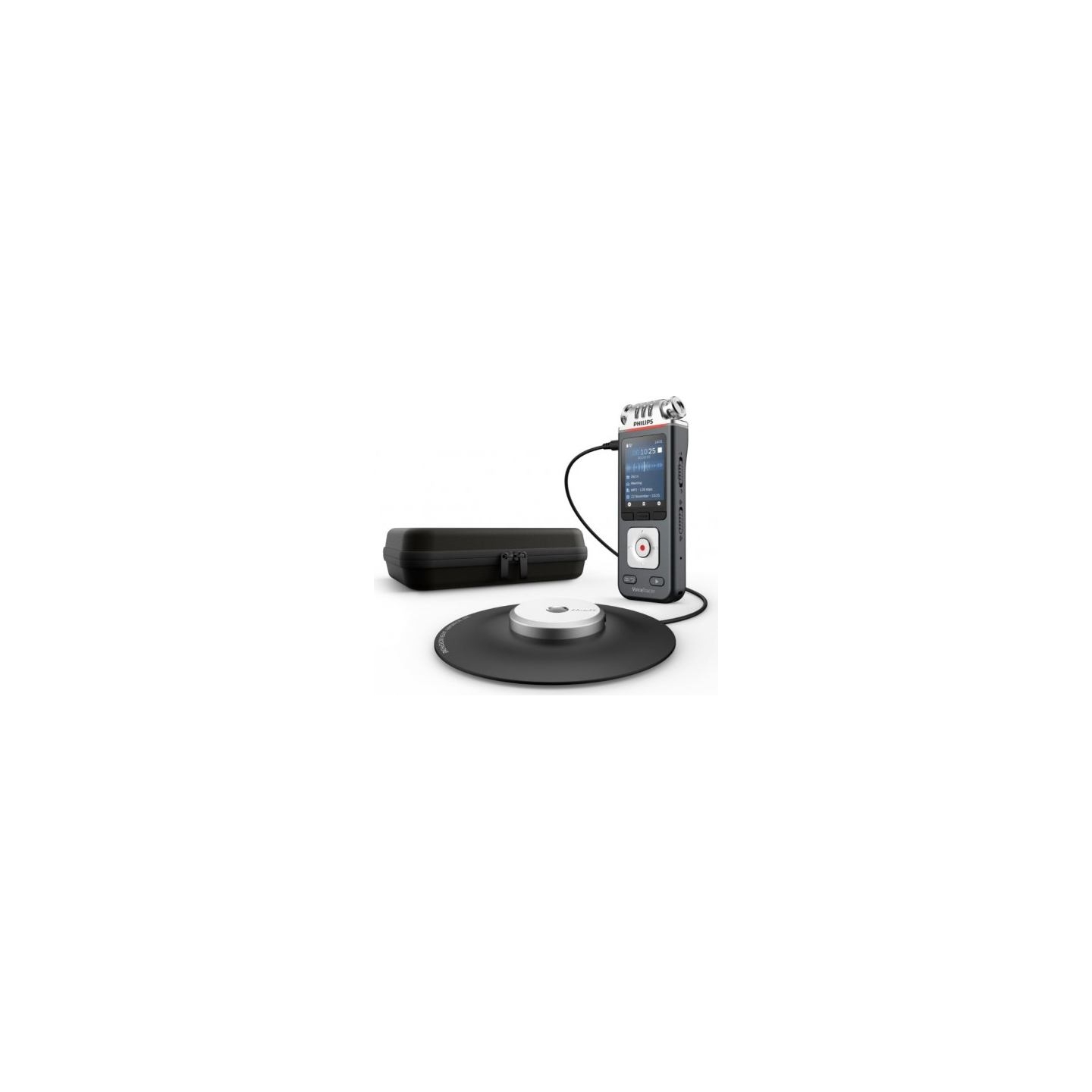 Philips Dyktafon DVT8115 Pamięć 8GB,nagrywanie 360°,microSDHC 32GB