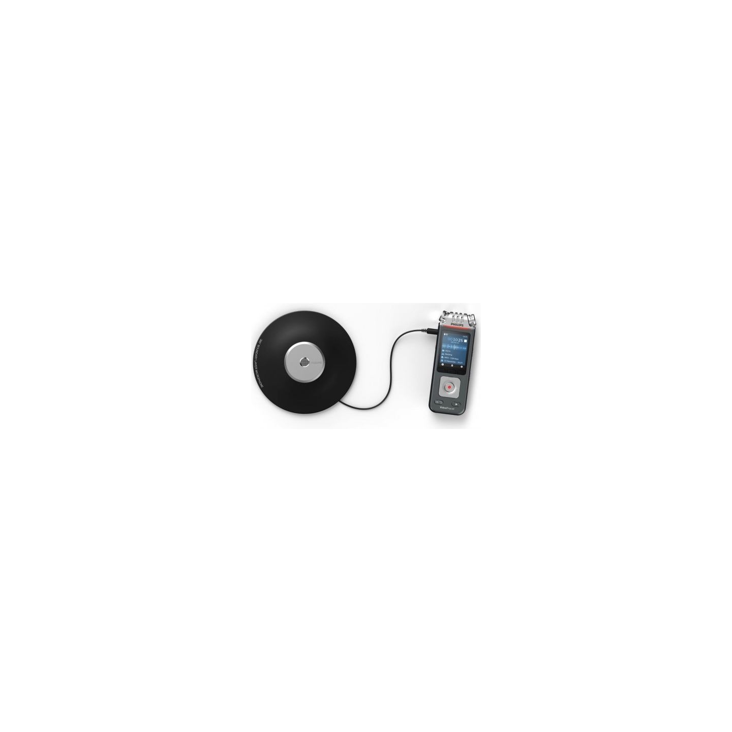 Philips Dyktafon DVT8115 Pamięć 8GB,nagrywanie 360°,microSDHC 32GB